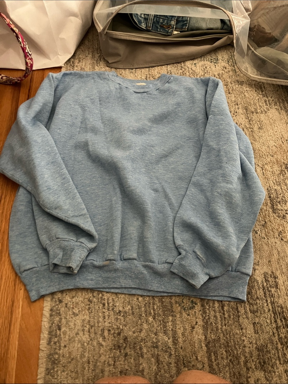 Vintage Light Blue Crewneck sweatshirt